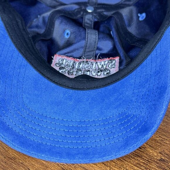 Swisher Sweets Strata Mfg Faux Micro Suede Mfg Hat Cap Blue Embroidered RARE - Picture 11 of 12
